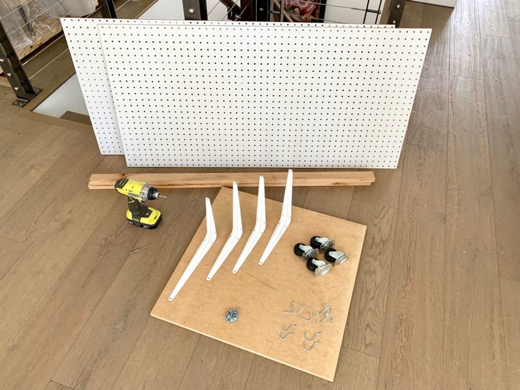 sewing caddy - materials