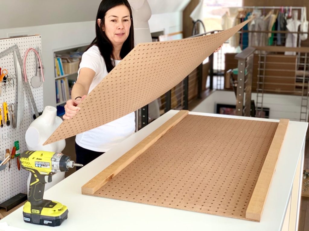 Attach the other pegboard